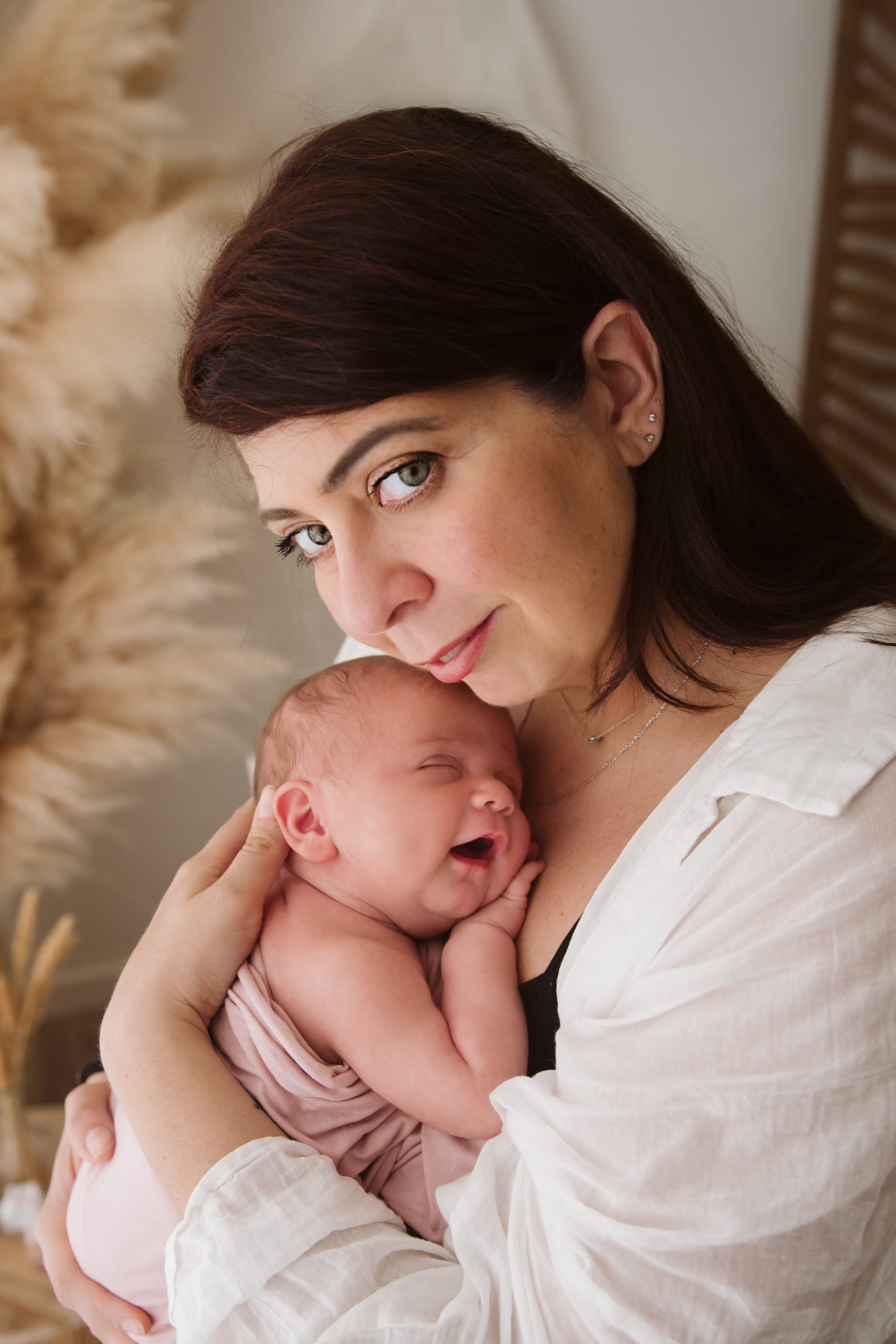 Neonato addormentato, fotografia artistica