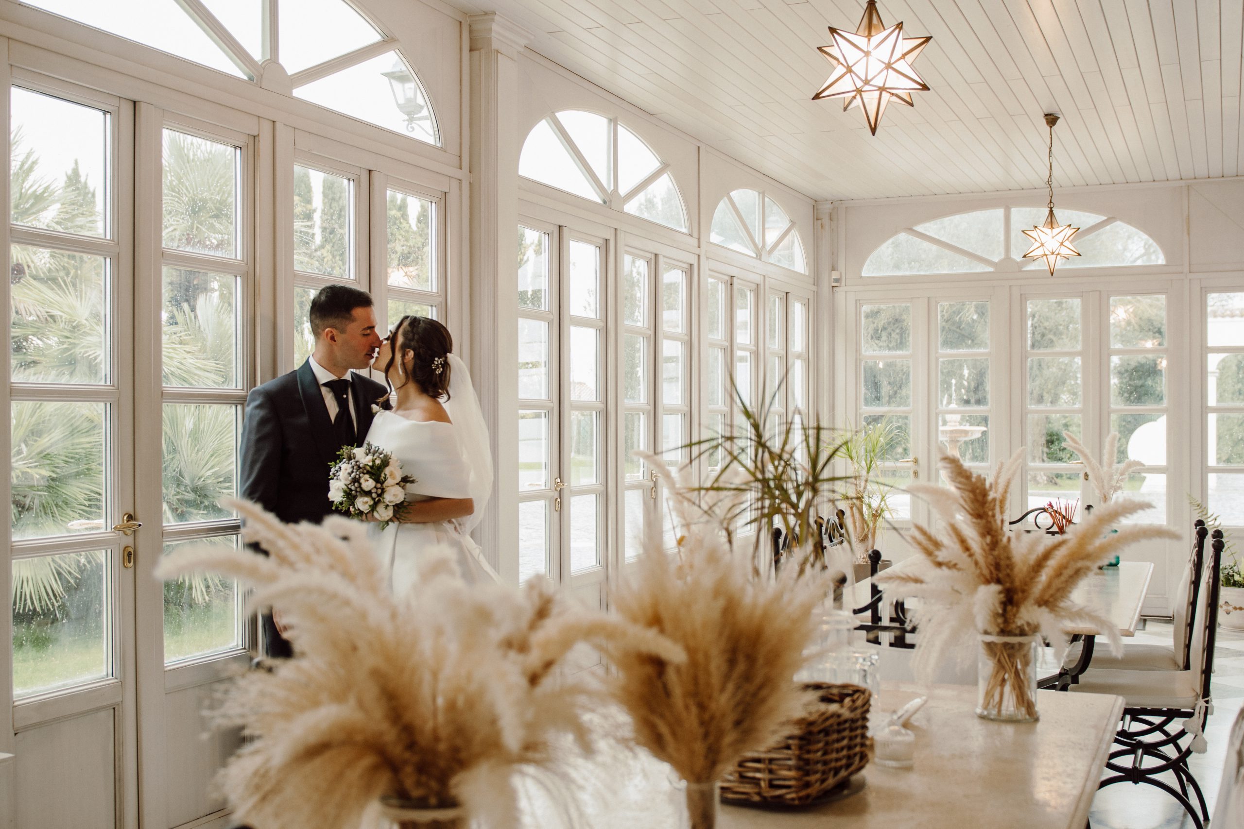 Dettaglio elegante del matrimonio