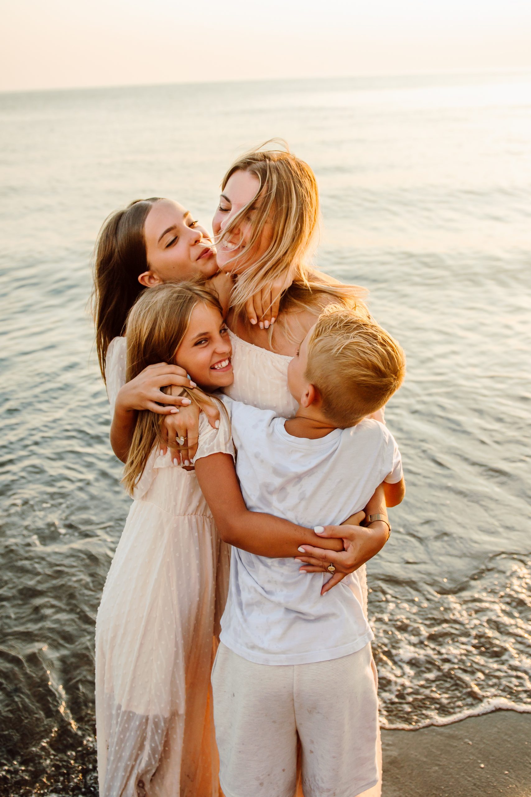 Ritratto di famiglia in luce naturale
